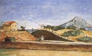 The Railway cutting Paul Cezanne